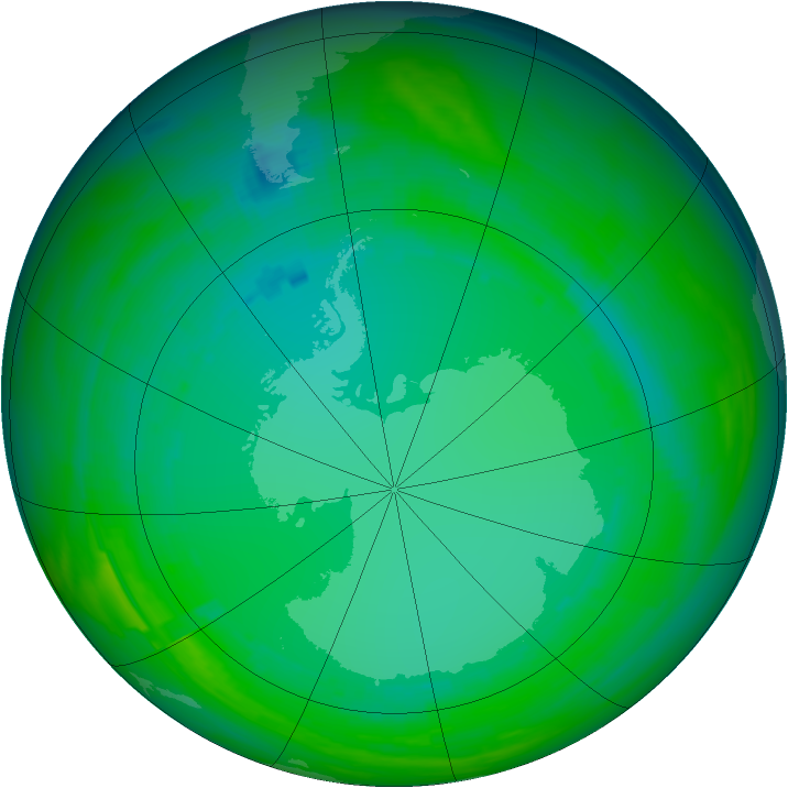 Ozone Map 1984-07-28